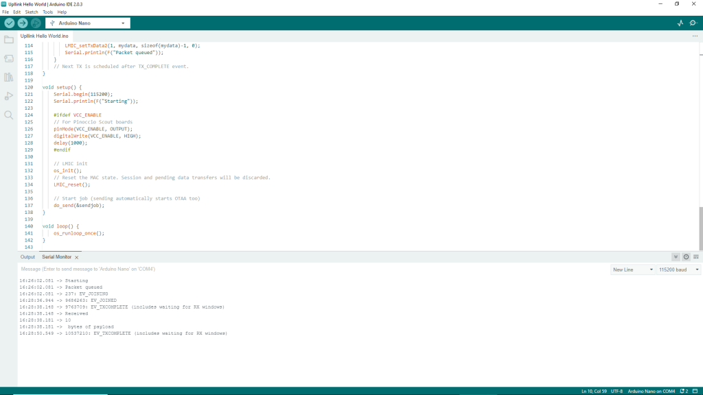 Figure 8 - Communication looks good….